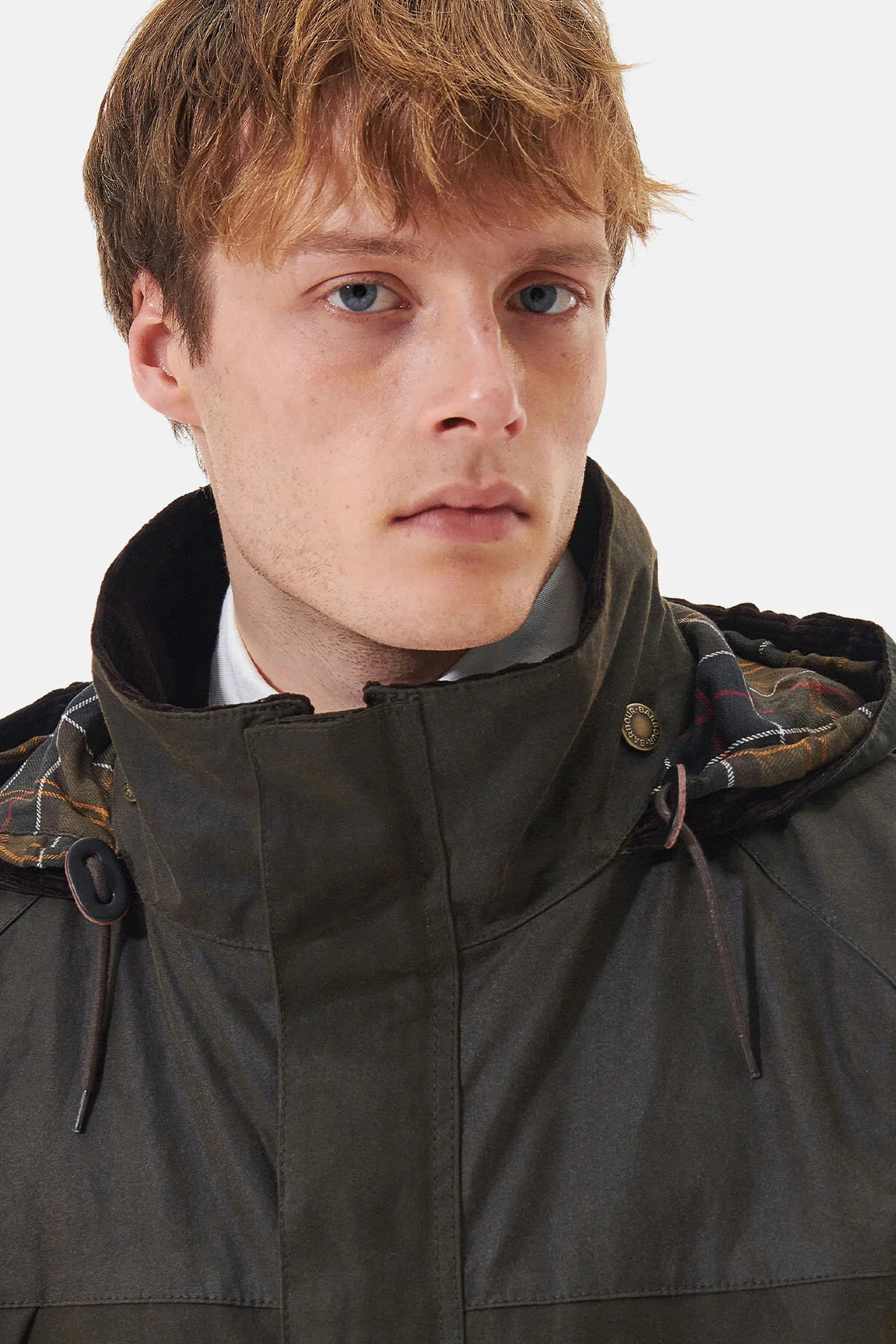 Short Field Wax Parka Jacket - OLIVE