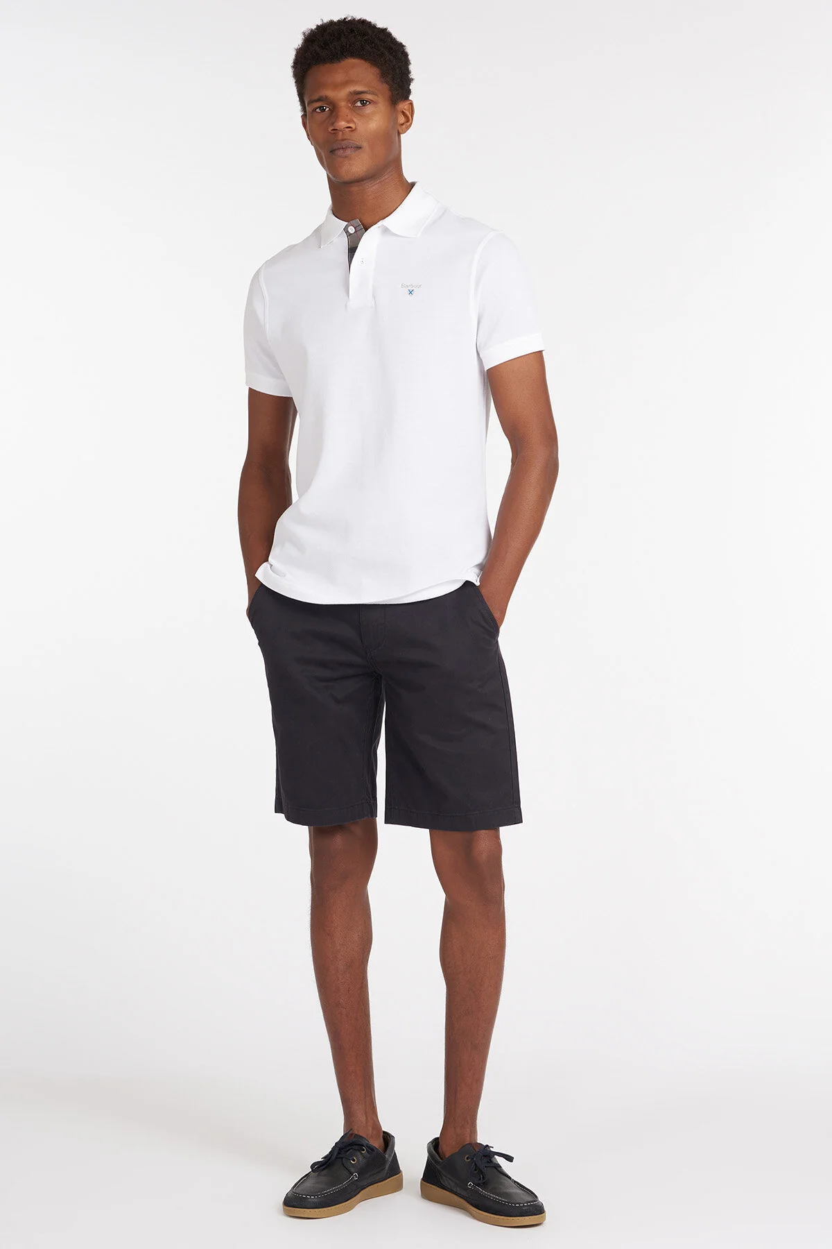 Polo Tartan Pique - WHITE/DRESS