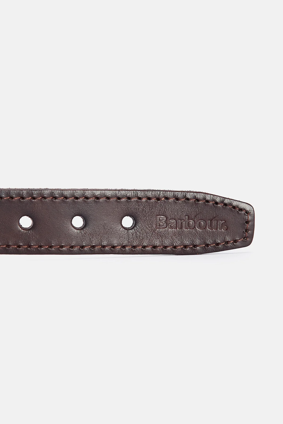 Leather Webbed Belt - SAND