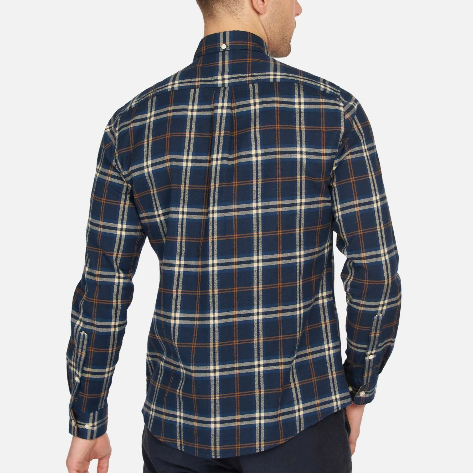 Cotton Shirt with breast pocket - BLUE