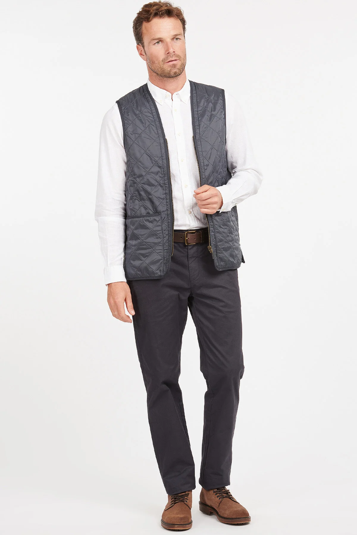 Polarquilt Waistcoat/Zip-In Liner - NAVY