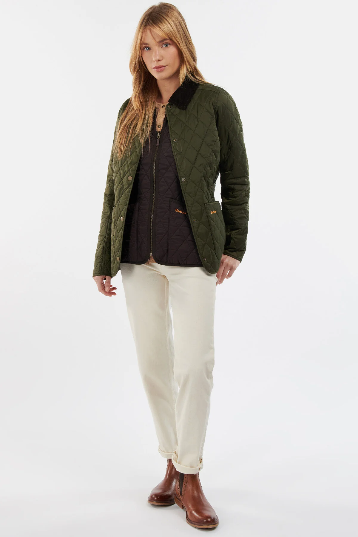 Quilted Jacket - OLIVE