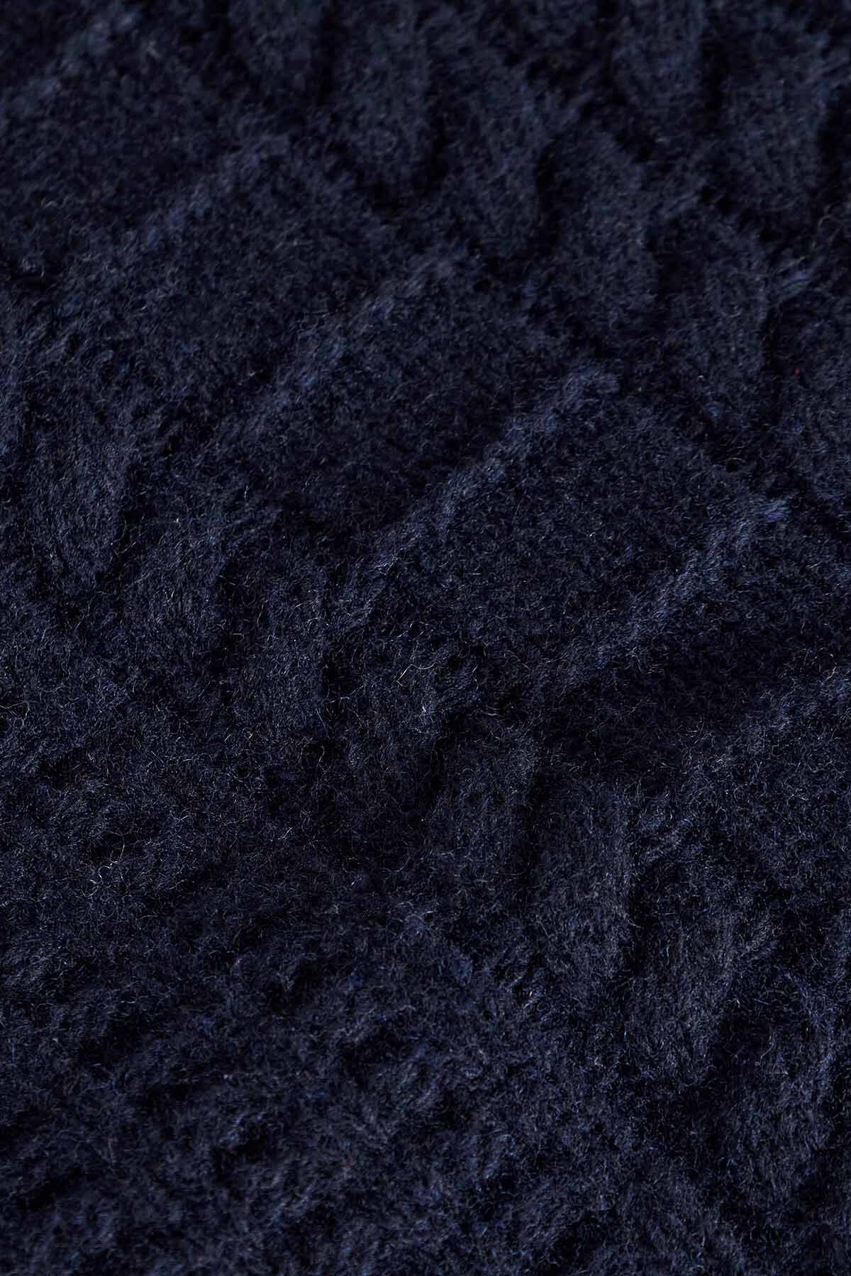 Foremast Knitted Crew Neck Jumper - NAVY