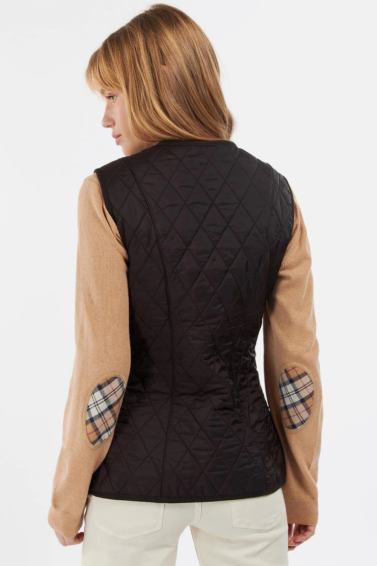 Lady Fleece Betty Vest - DARK BROWN