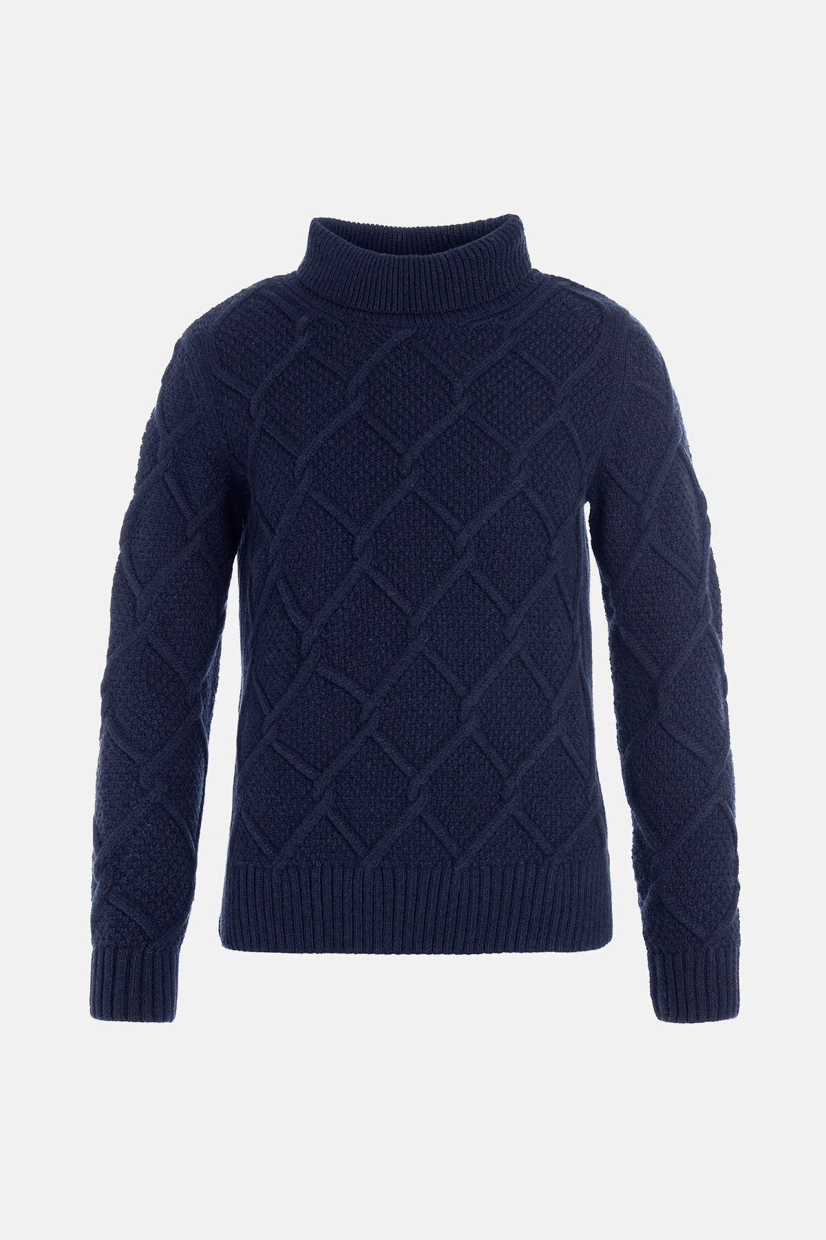 Burne Knit Sweatshirt - NAVY