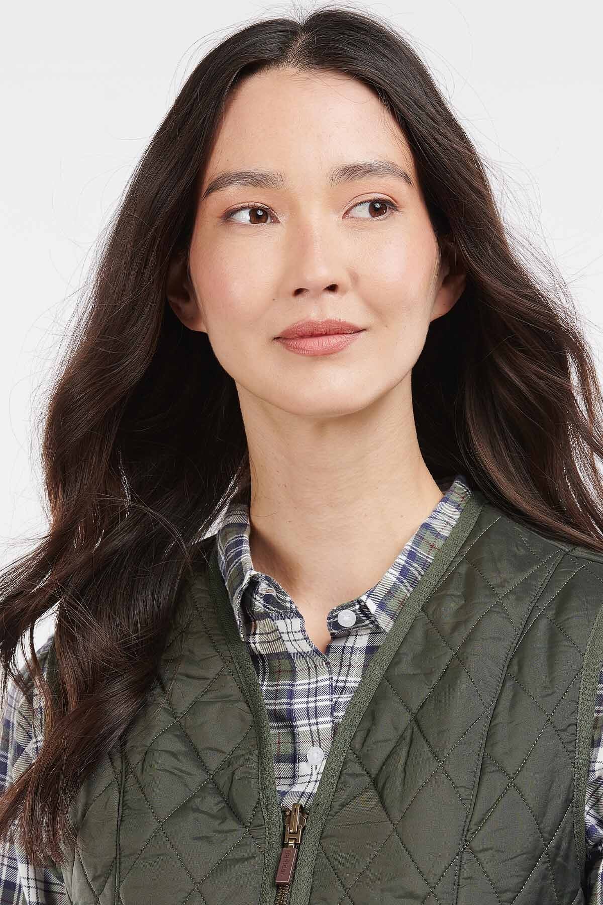 Lady Fleece Betty Vest - DK OLIVE