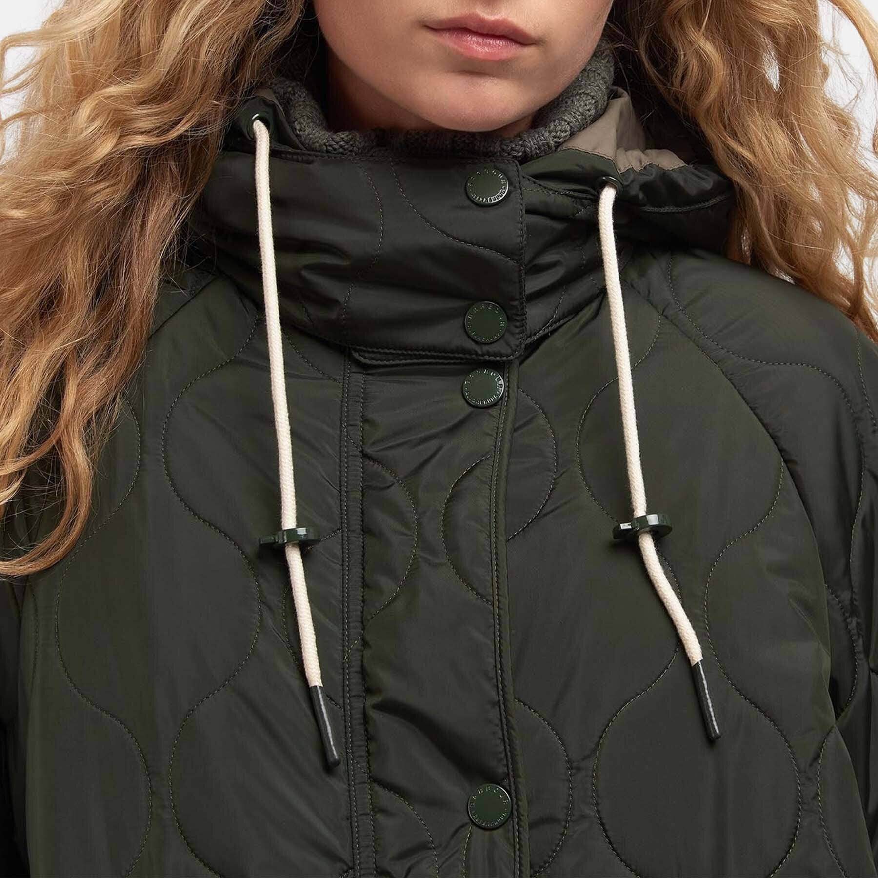 Nevis Quilt Jacket by ALEXACHUNG - SAGE HARLEY GREEN