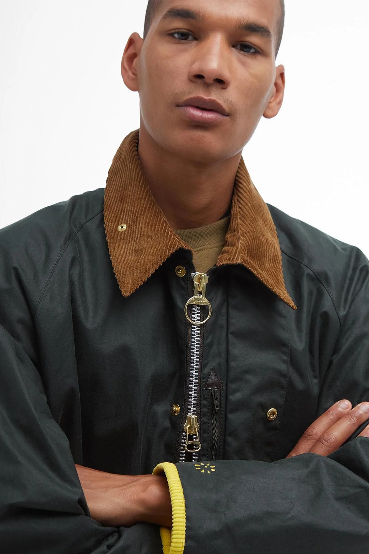 Oversized Transport Waxed Jacket - SAGE