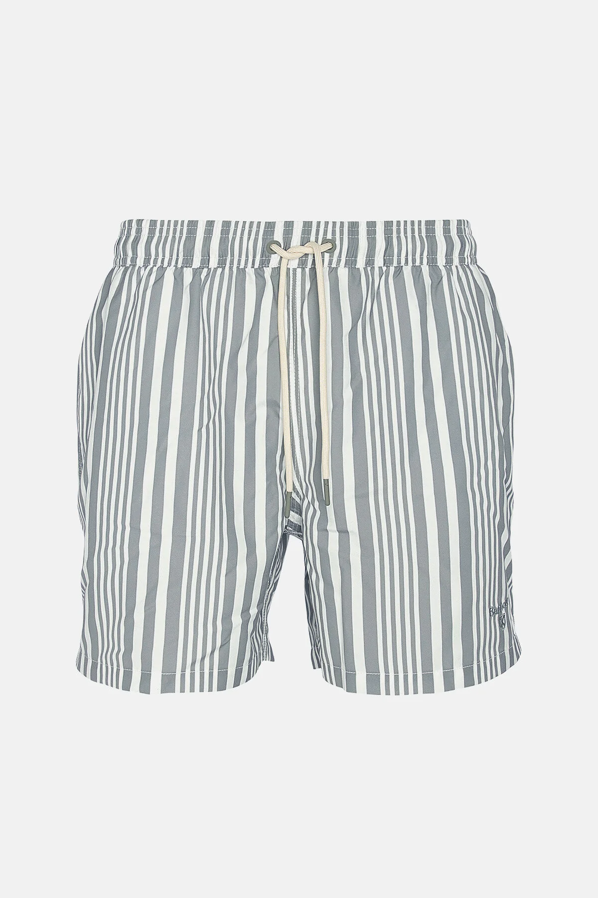 Decklam Striped Swim Shorts - FOREST FOG