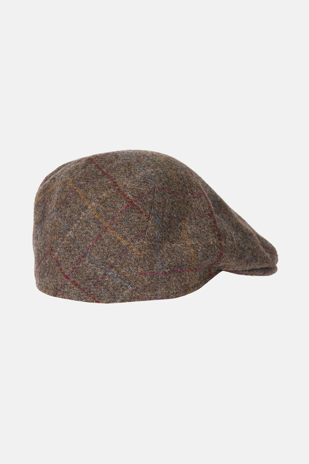 Crieff Flat Cap - OLIVE/BLUE/RED