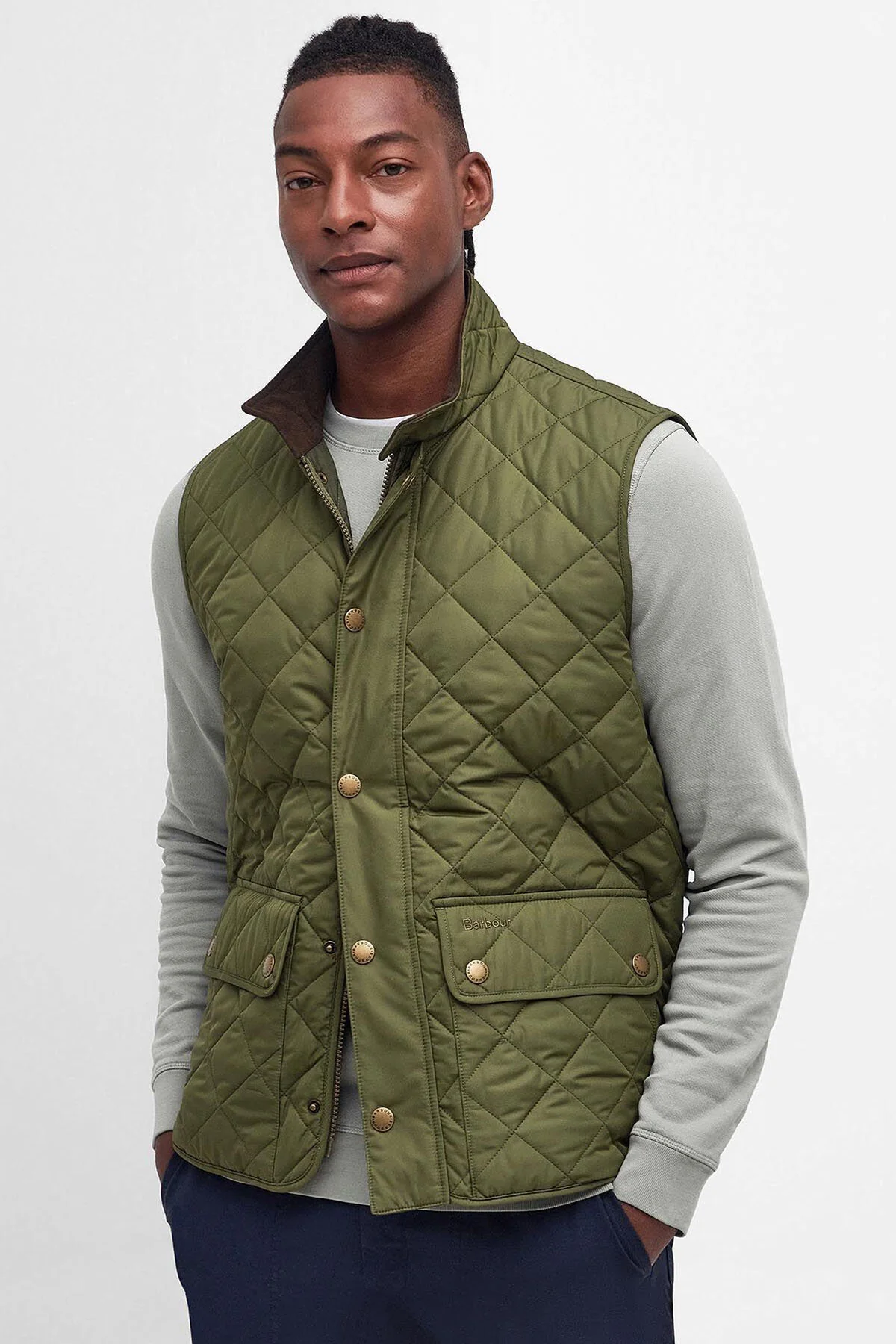Lowerdale Gilet - DARK MOSS