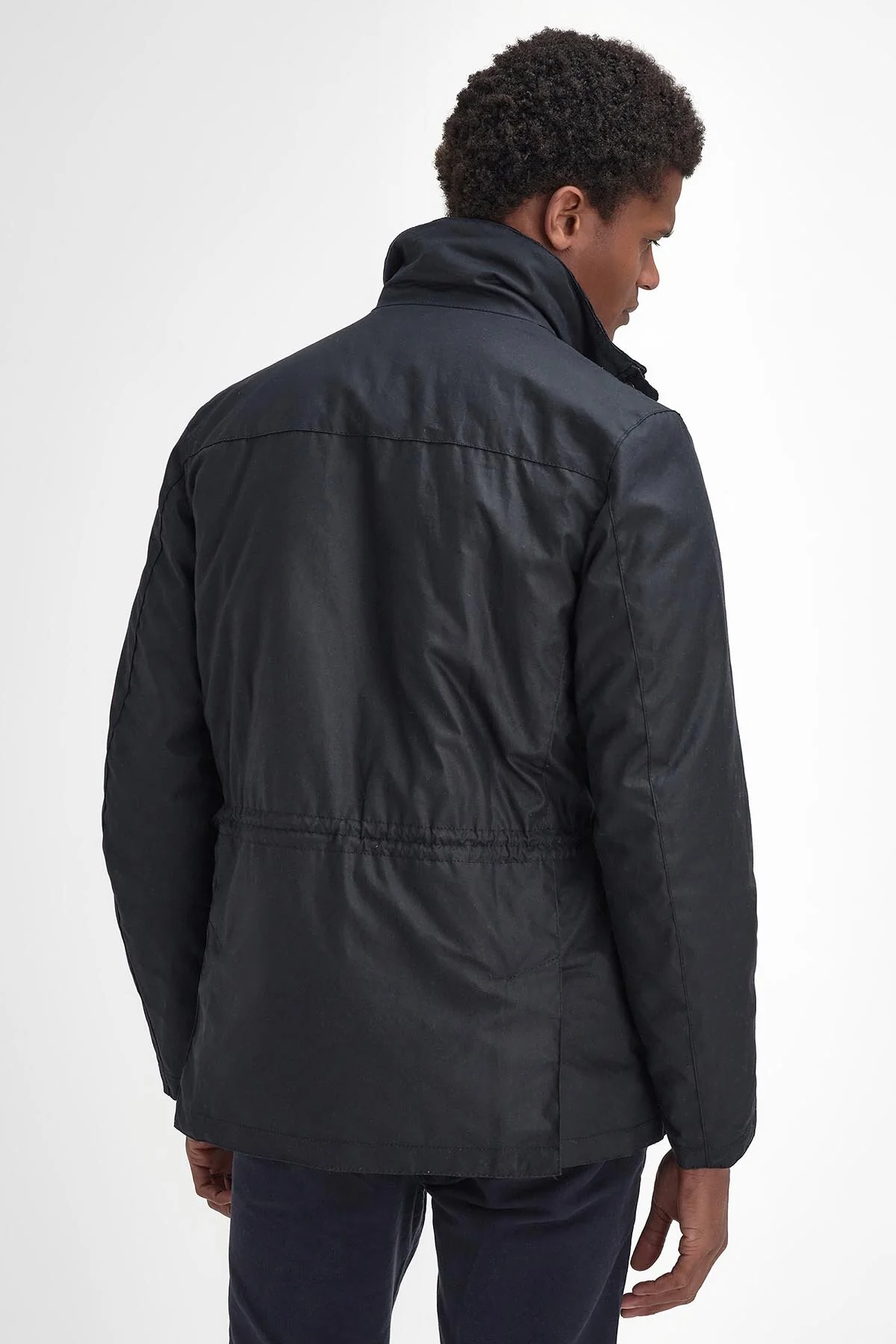 Falstone Waxed Jacket - NAVY