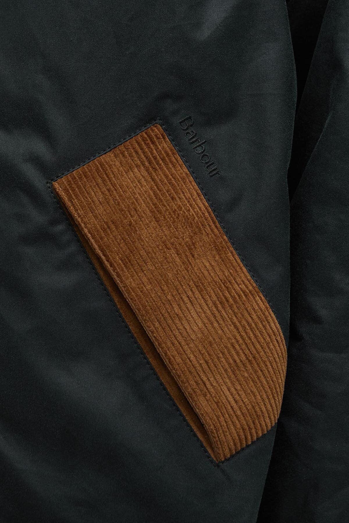 Oversized Transport Waxed Jacket - SAGE