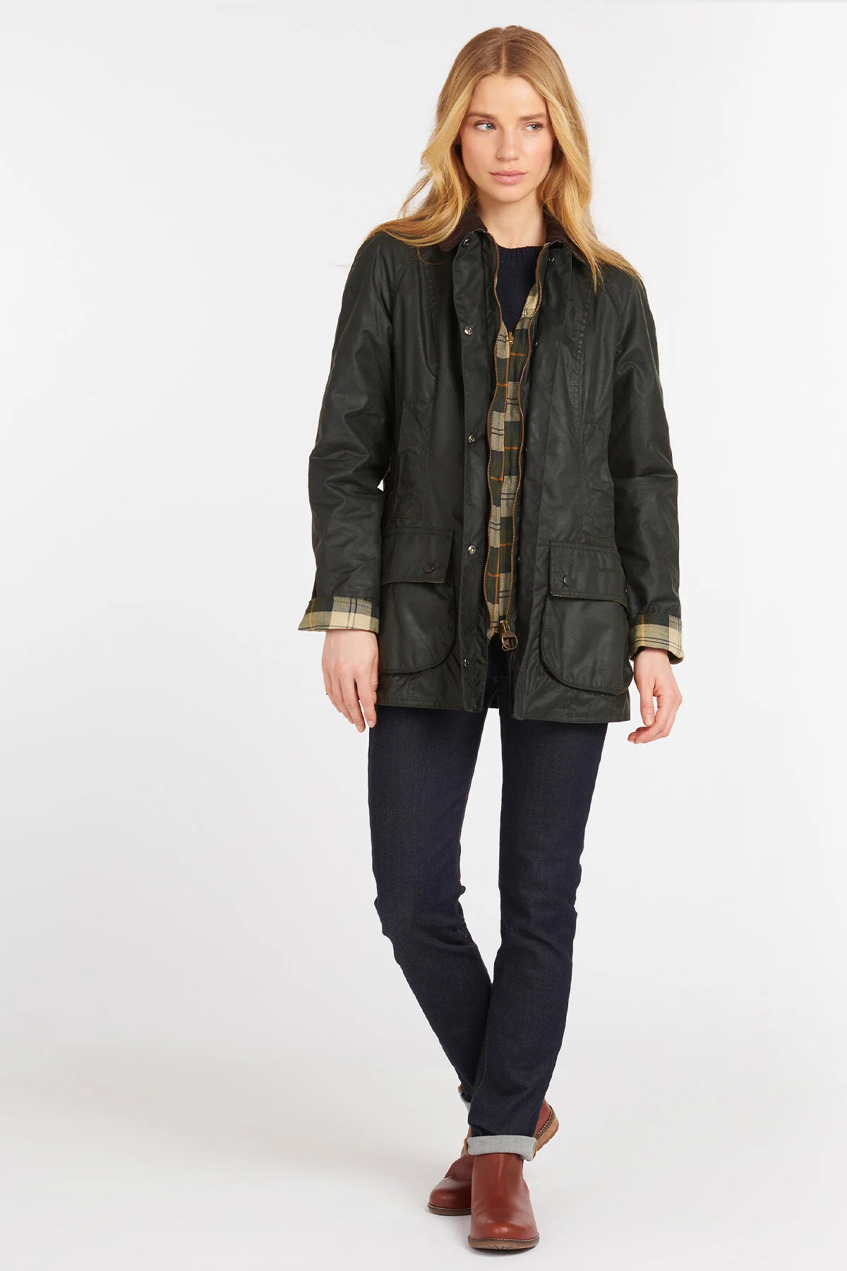 Beadnell Wax Jacket - SAGE