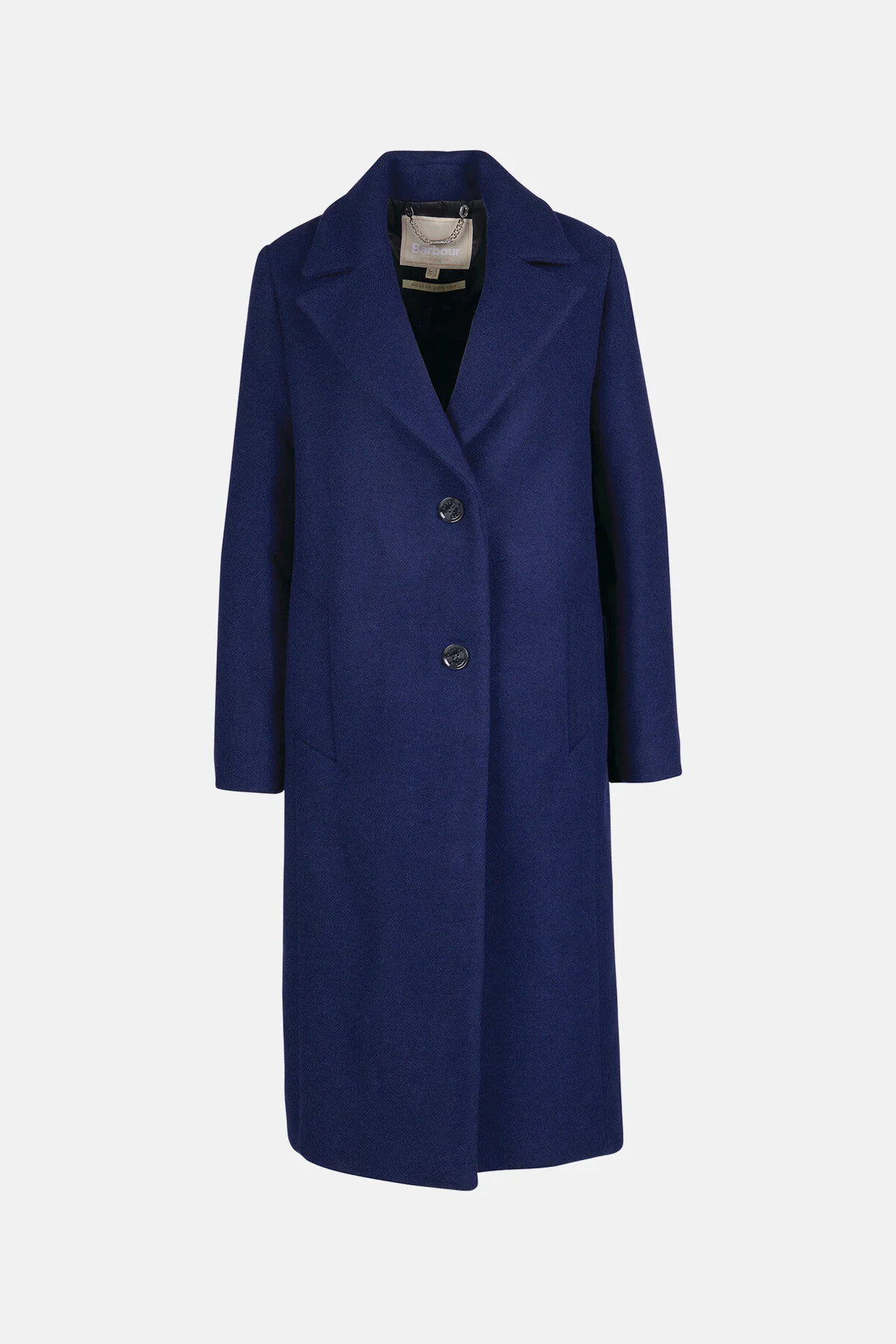 Angelina Wool Jacket - AZURE BLUE/DK NAVY