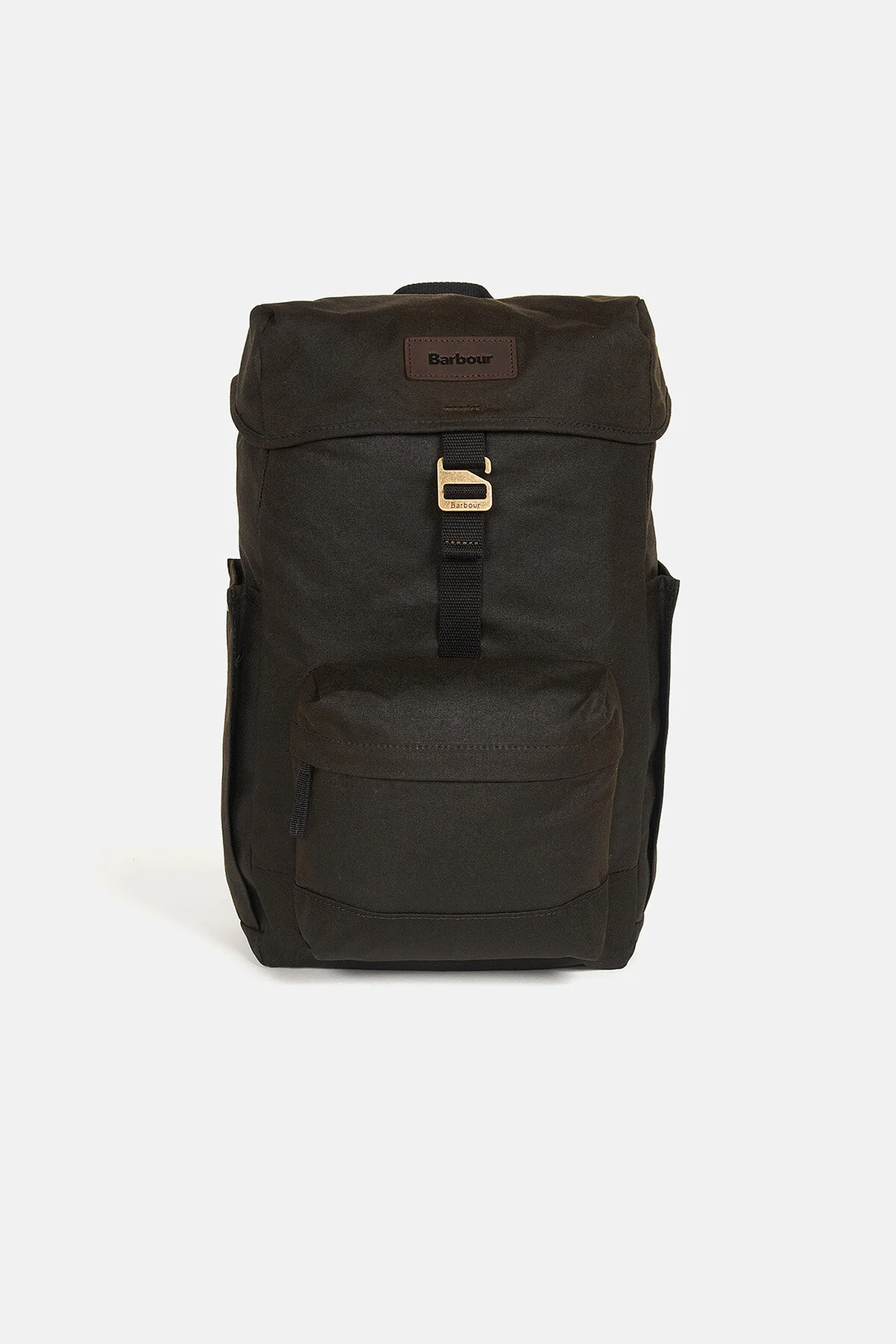 Waxed Cotton Backpack - OLIVE