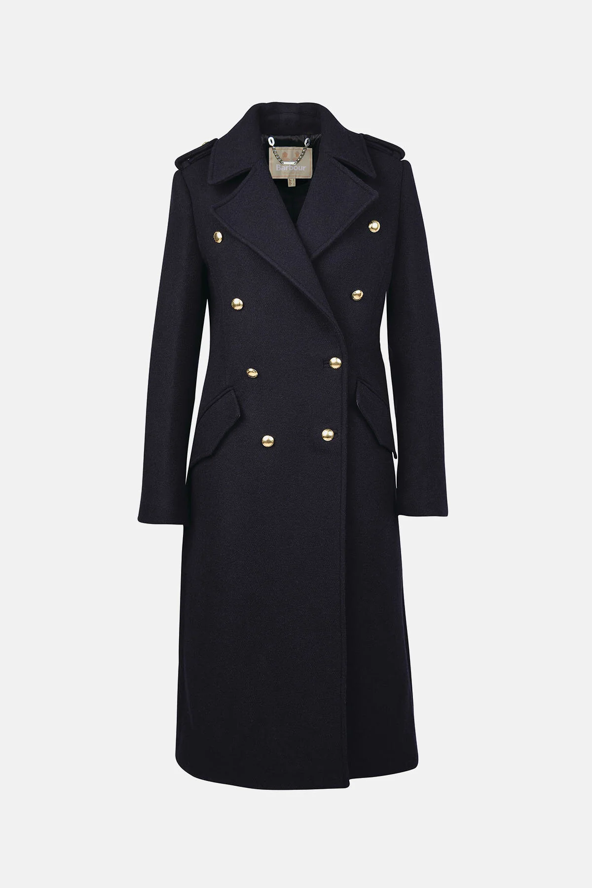 Inverraray Wool Coat - NAVY
