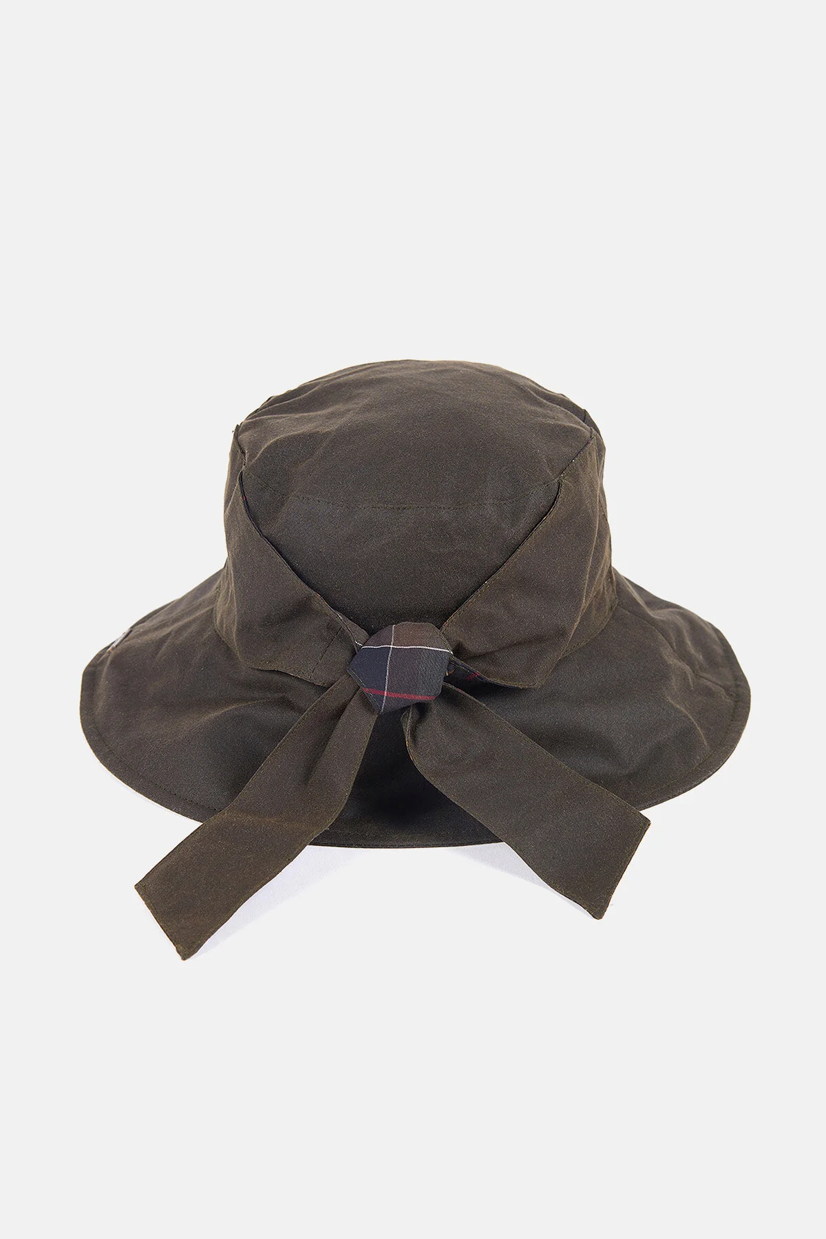 Waxeded Cotton Hat - OLIVE