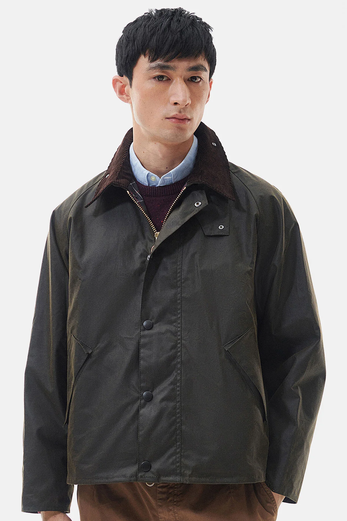 OS Transport Wax Jacket - OLIVE