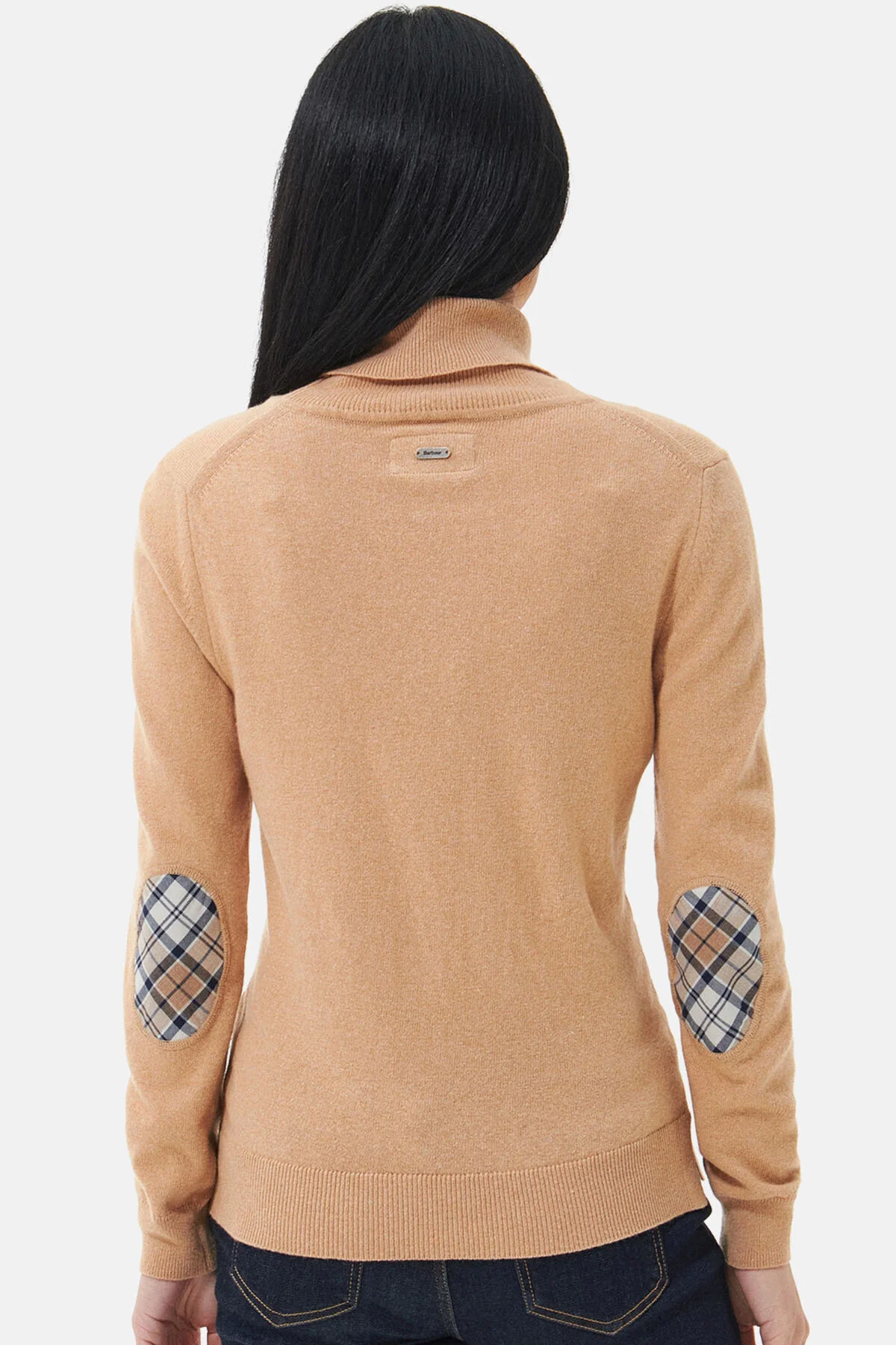 Pendle Roll-Neck Sweatshirt - CARAMEL/FAWN