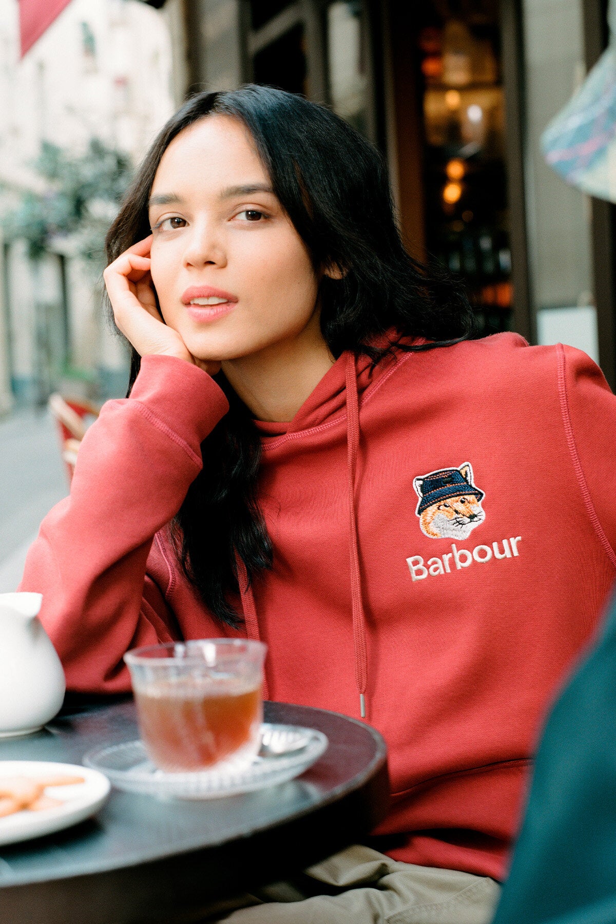 Fox Head Hoodie - BURNT HENNA