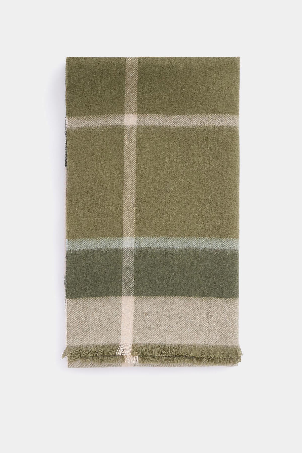 Rosefield Tartan Scarf - ANCIENT LODEN