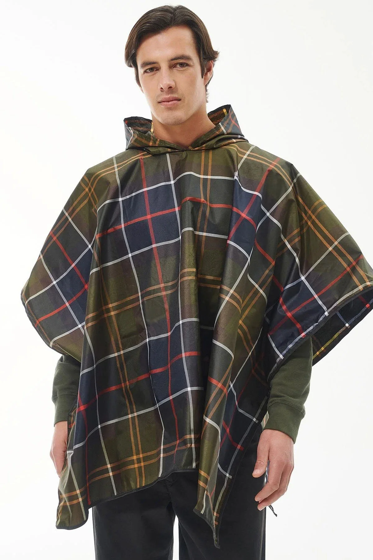 Waterproof tartan poncho - CLASSIC TARTAN