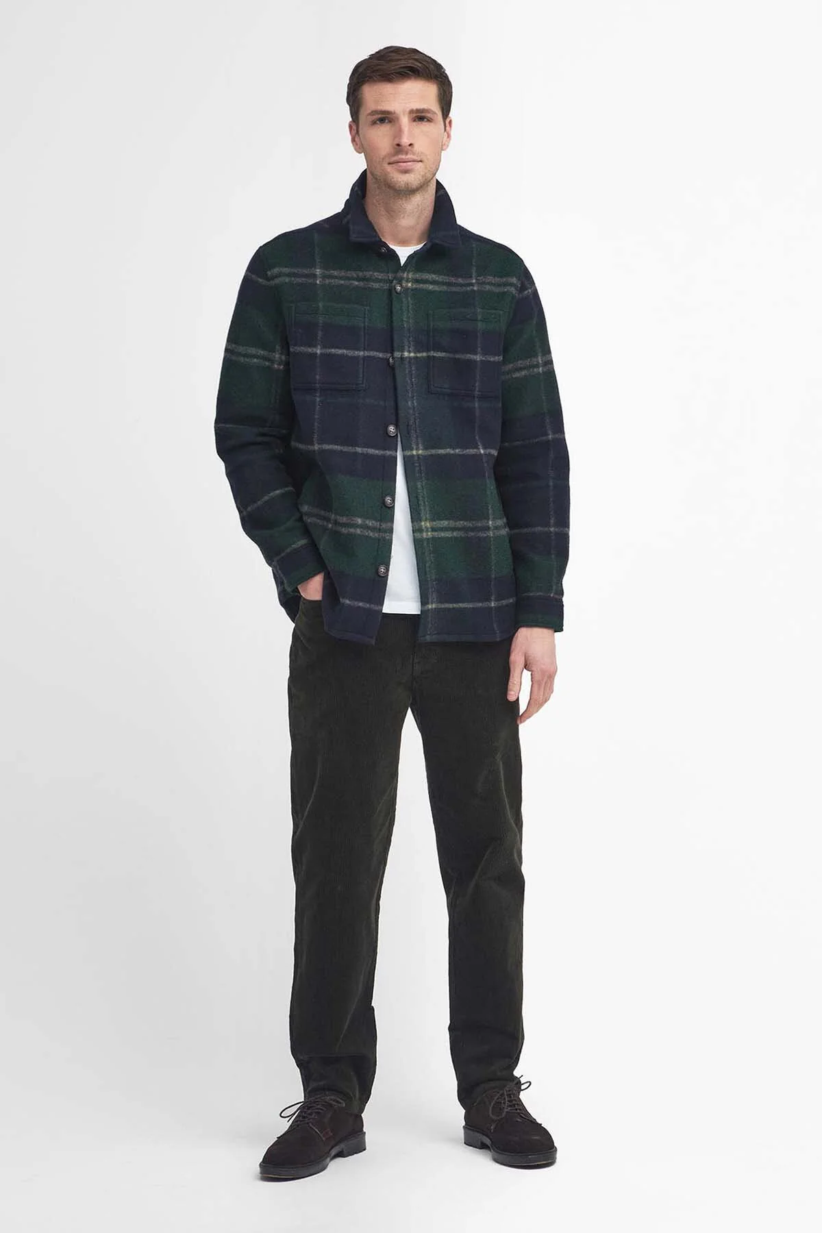 Chapter Check Overshirt - GREEN LOCH TARTAN