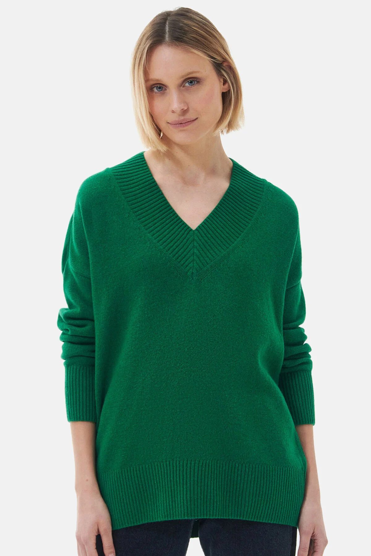 Germaine Knitted Jumper - GLADE GREEN