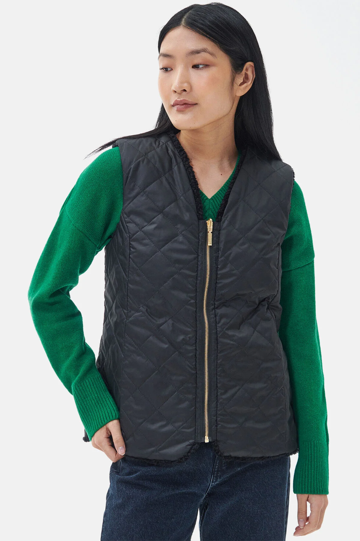 3-in-1 Arncliffe Wax Jacket - BLACK/BLACK/SAGE TAR