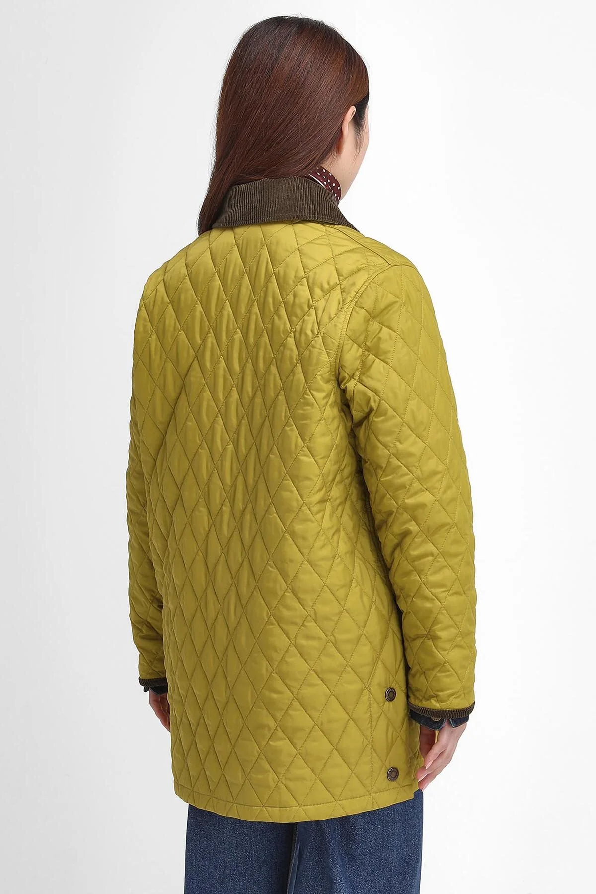 The Edit by Alexa Dominic Quilted Jacket - POLLEN/OLIVE