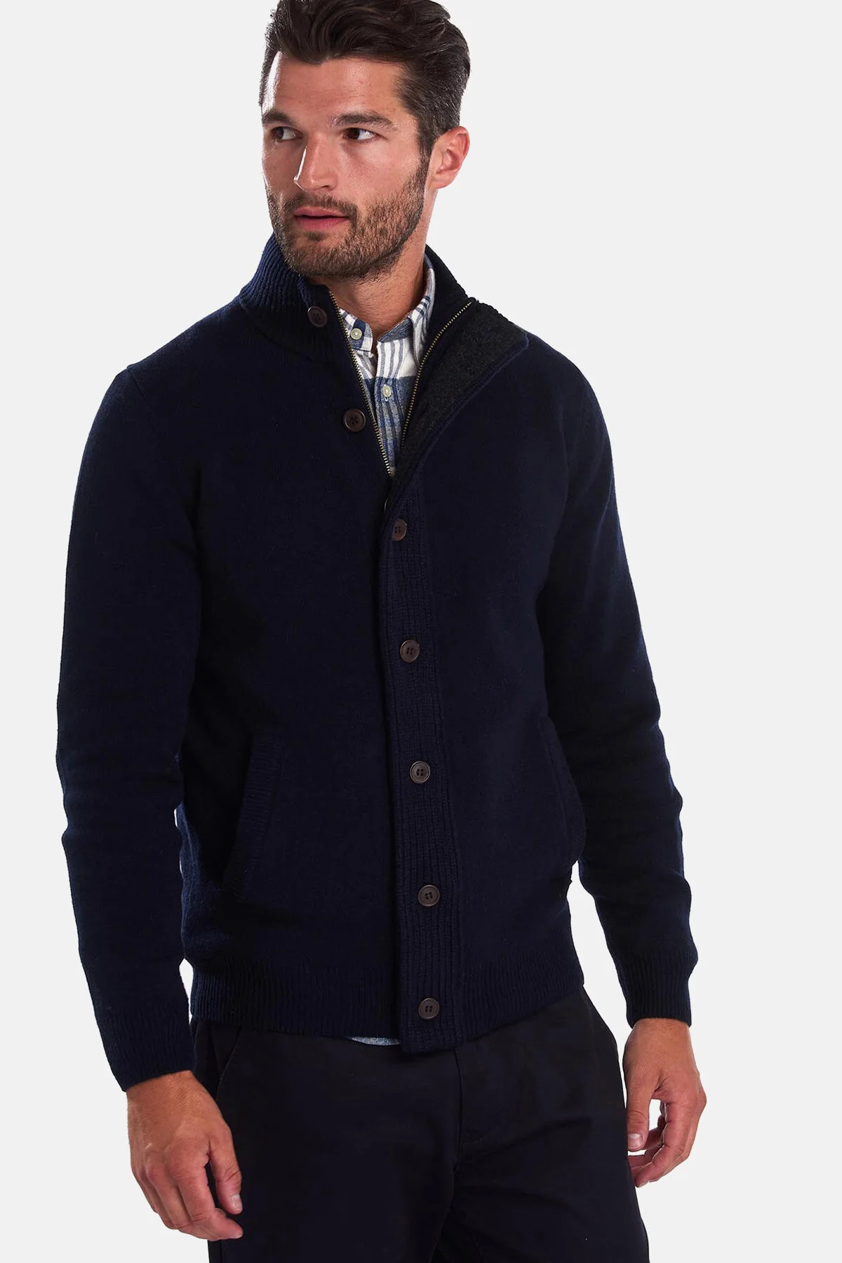 Patch Zip Through - NAVY