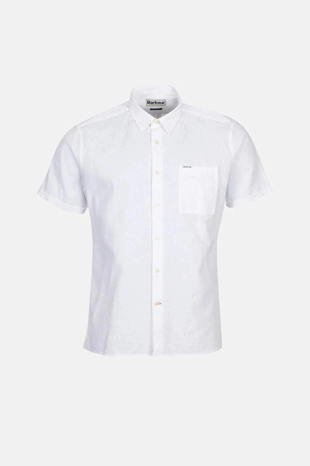 Nelson Short Sleeve Summer Shirt - WHITE