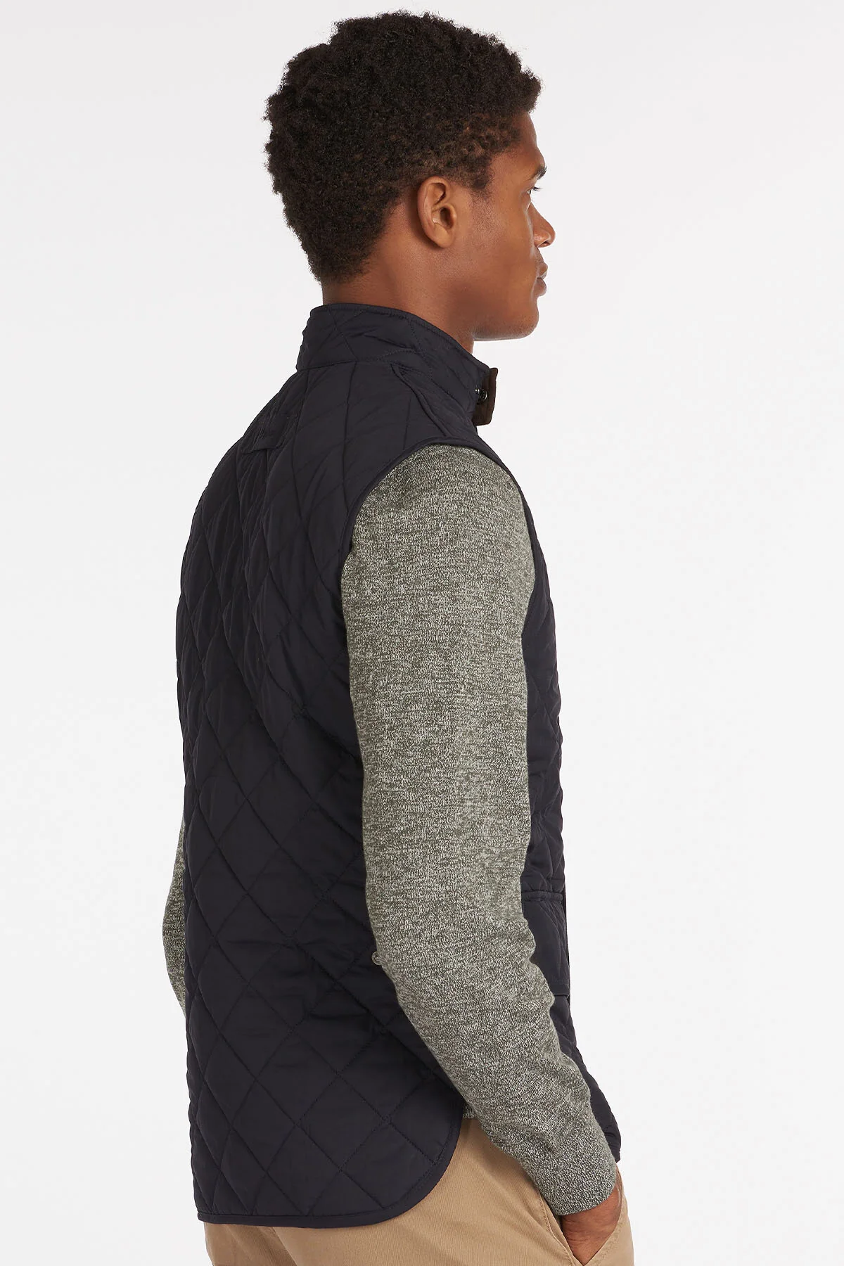 Classic Gilet with zip - NAVY
