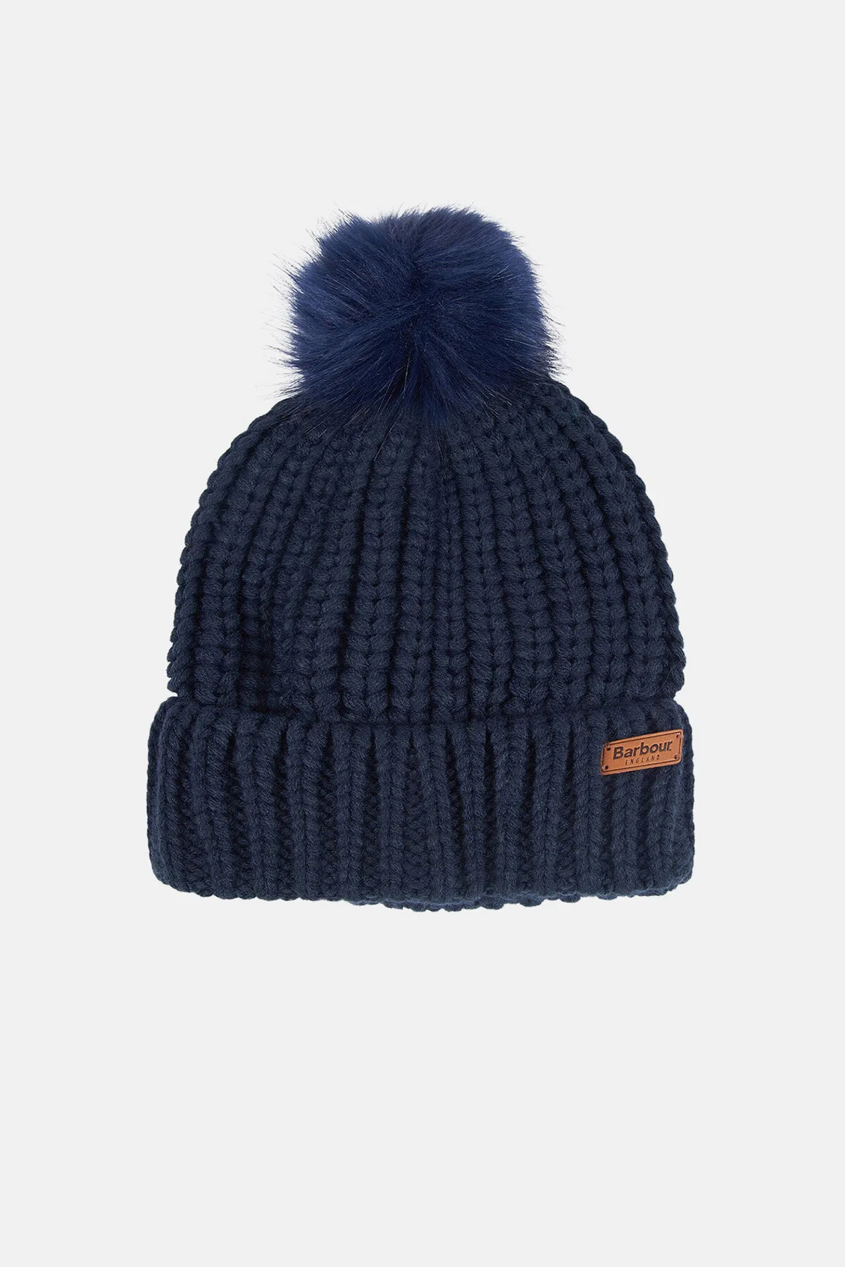 Ribbed Beanie - NAVY
