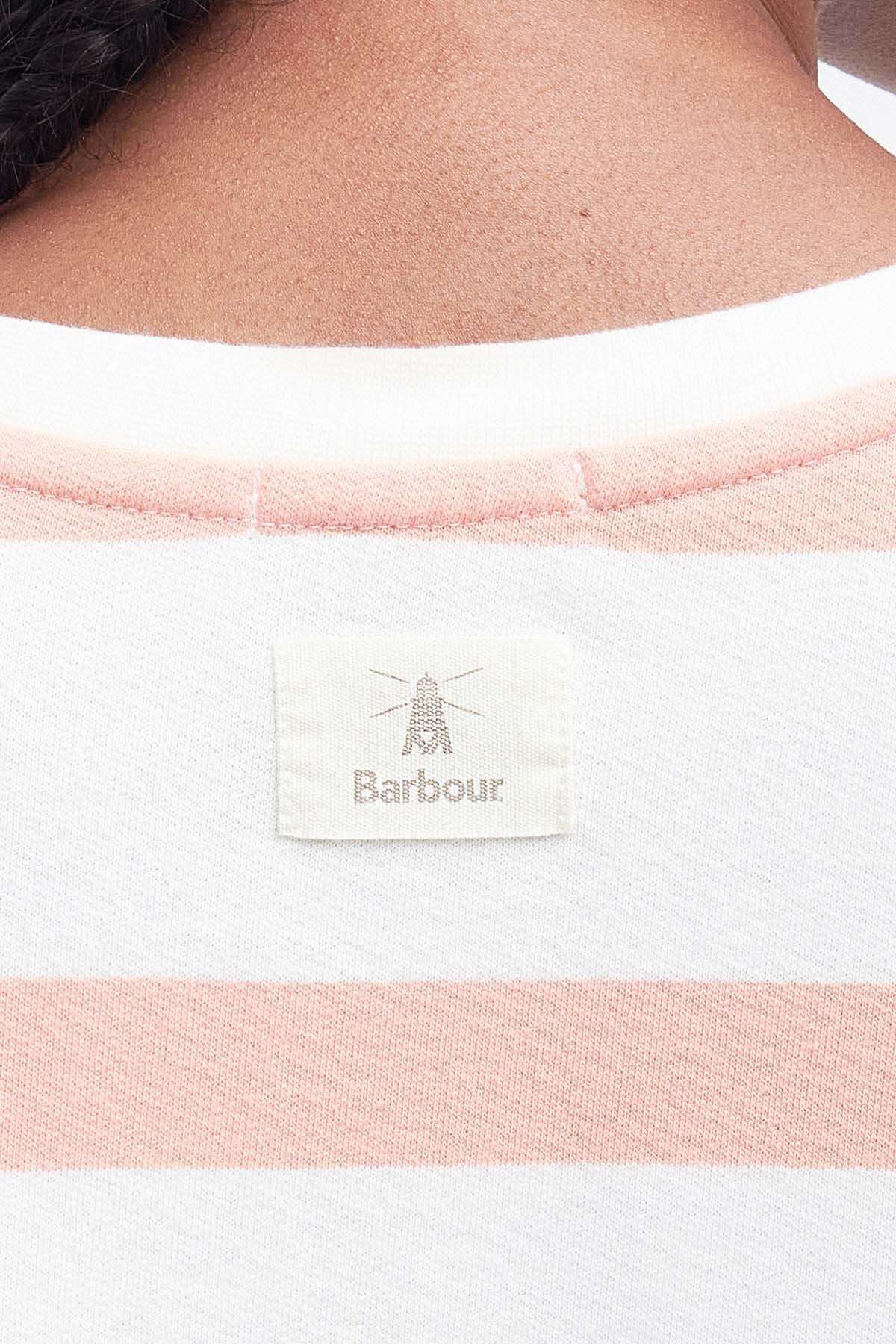 Longfield Striped Sweatshirt - CLOUD/SOFT APRICOT