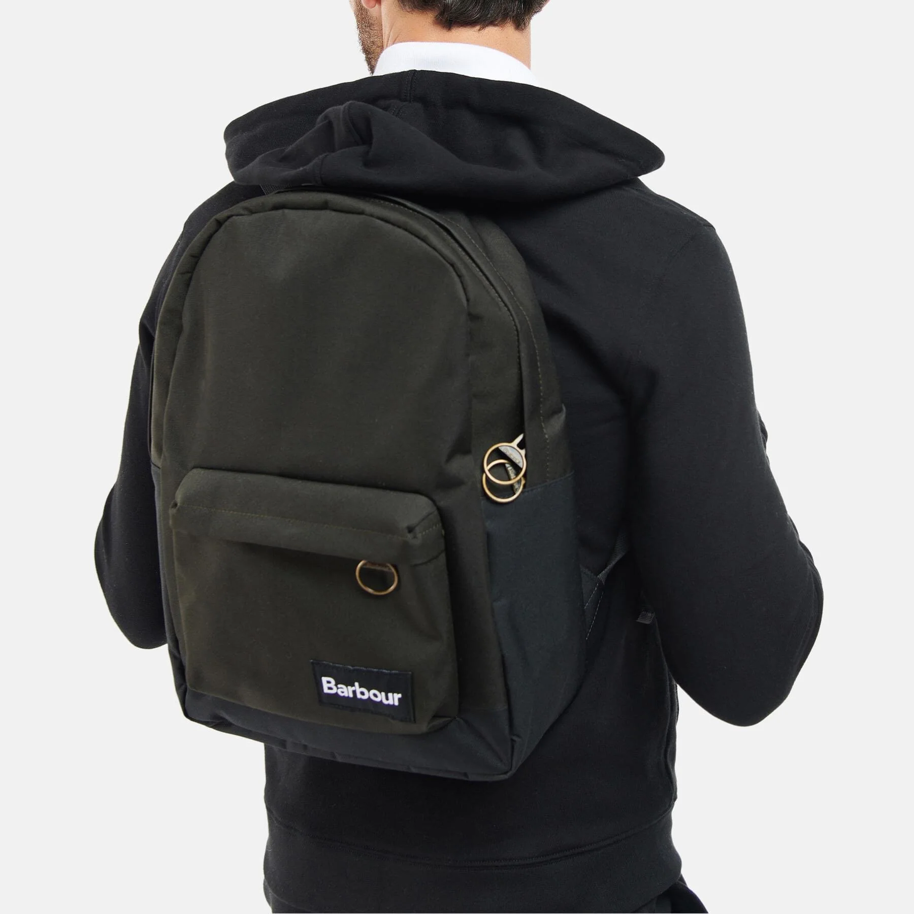 Highfield Canvas Backpack - NAVY/OLIVE