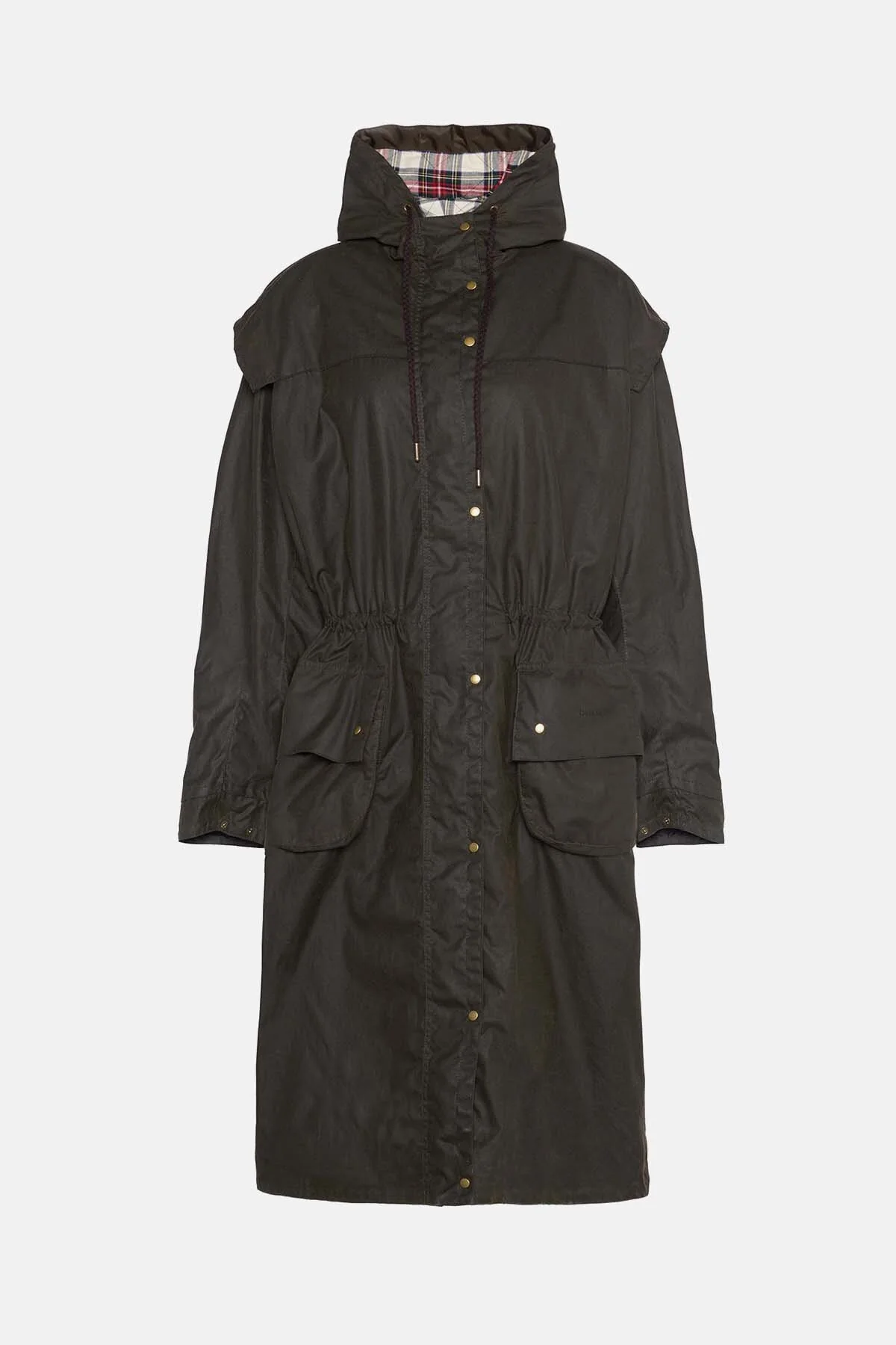 The Edit by Alexa Liam Waxed Parka - OLIVE/DRESS STEWART