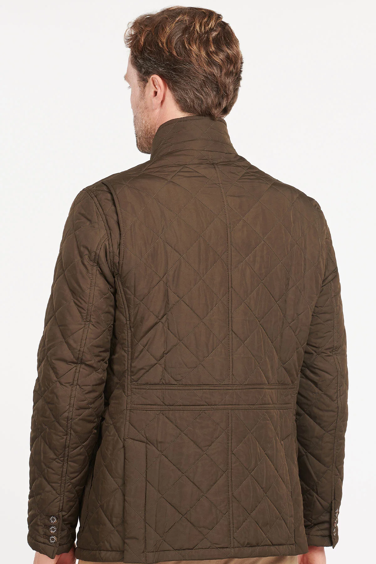 Quilted Lutz Jacket - OLIVE