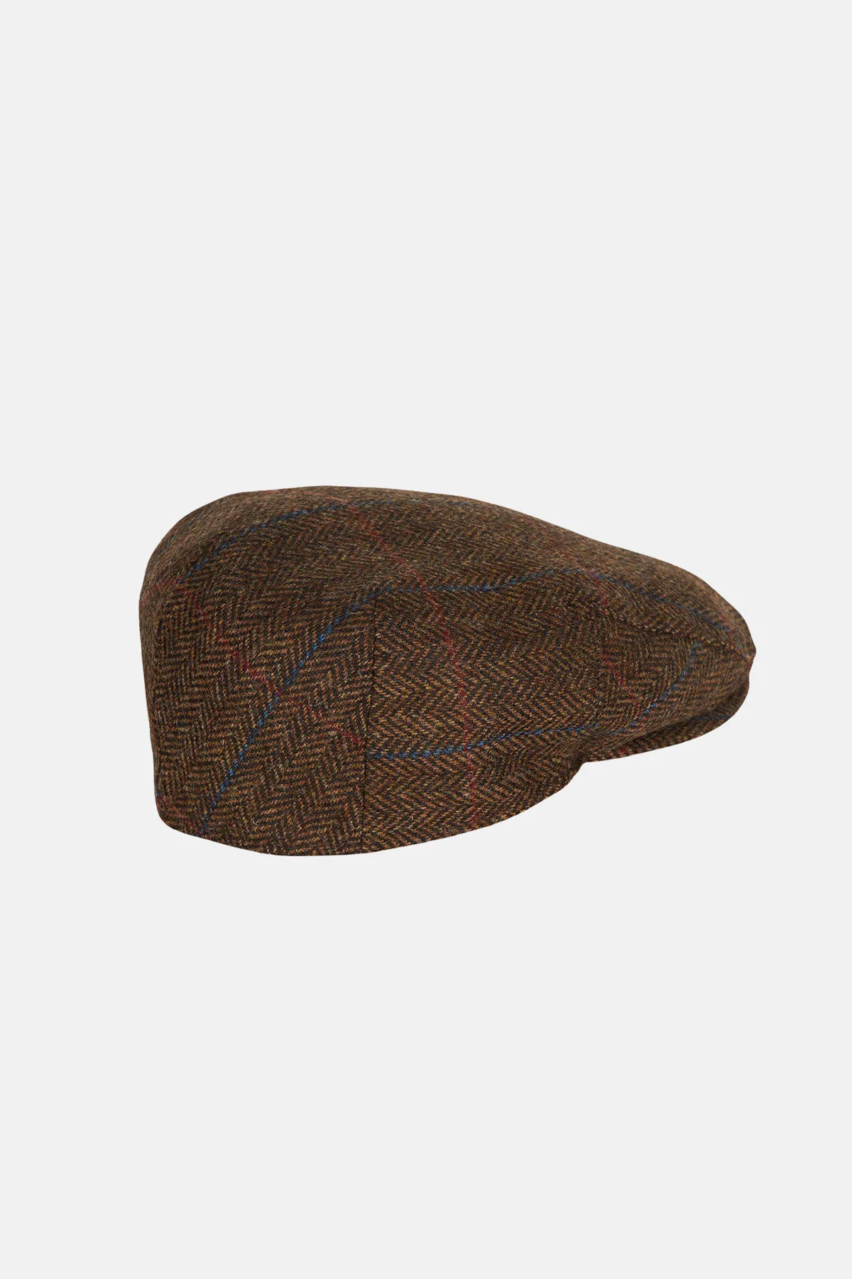 Tweed-wool Cap - DK BROWN