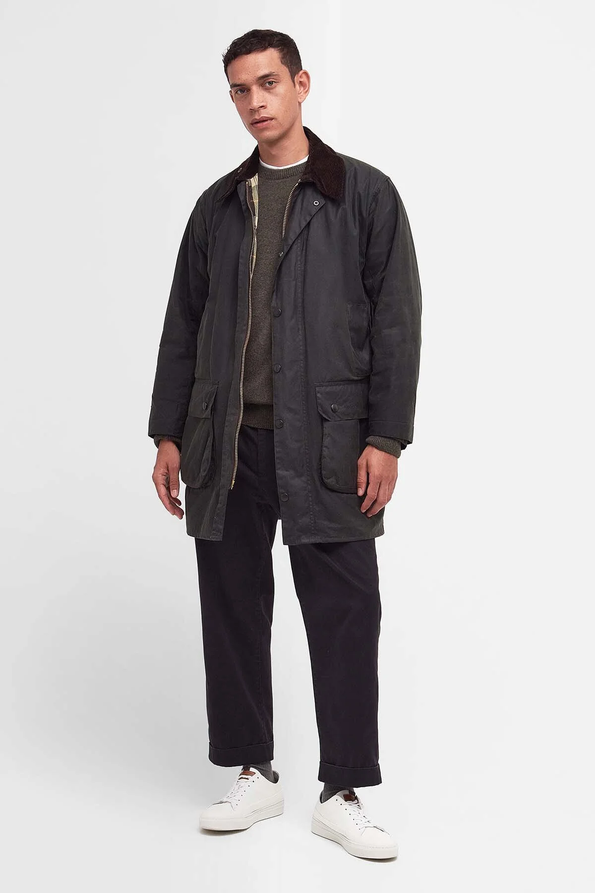 Border Wax Jacket - SAGE