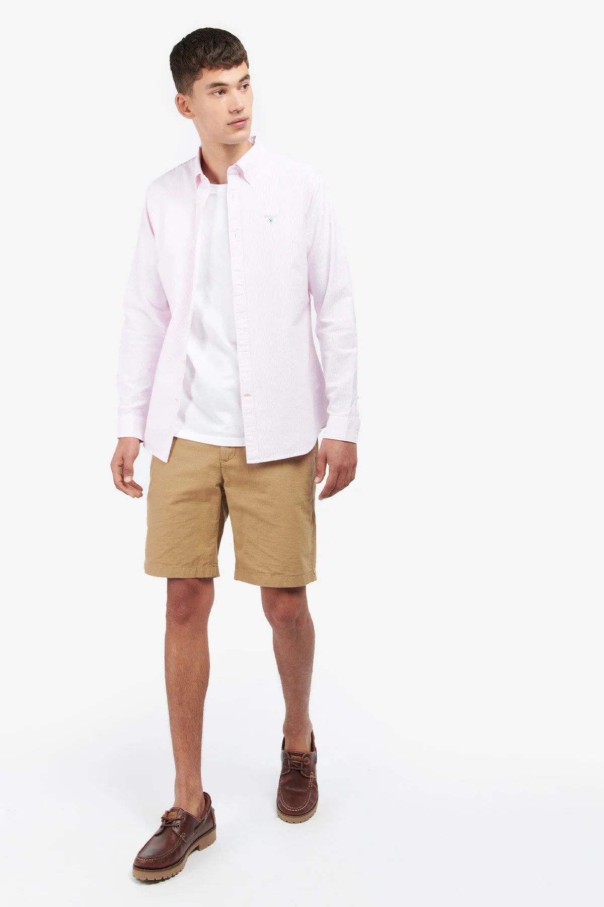 Striped Oxford Tailored Shirt - PINK