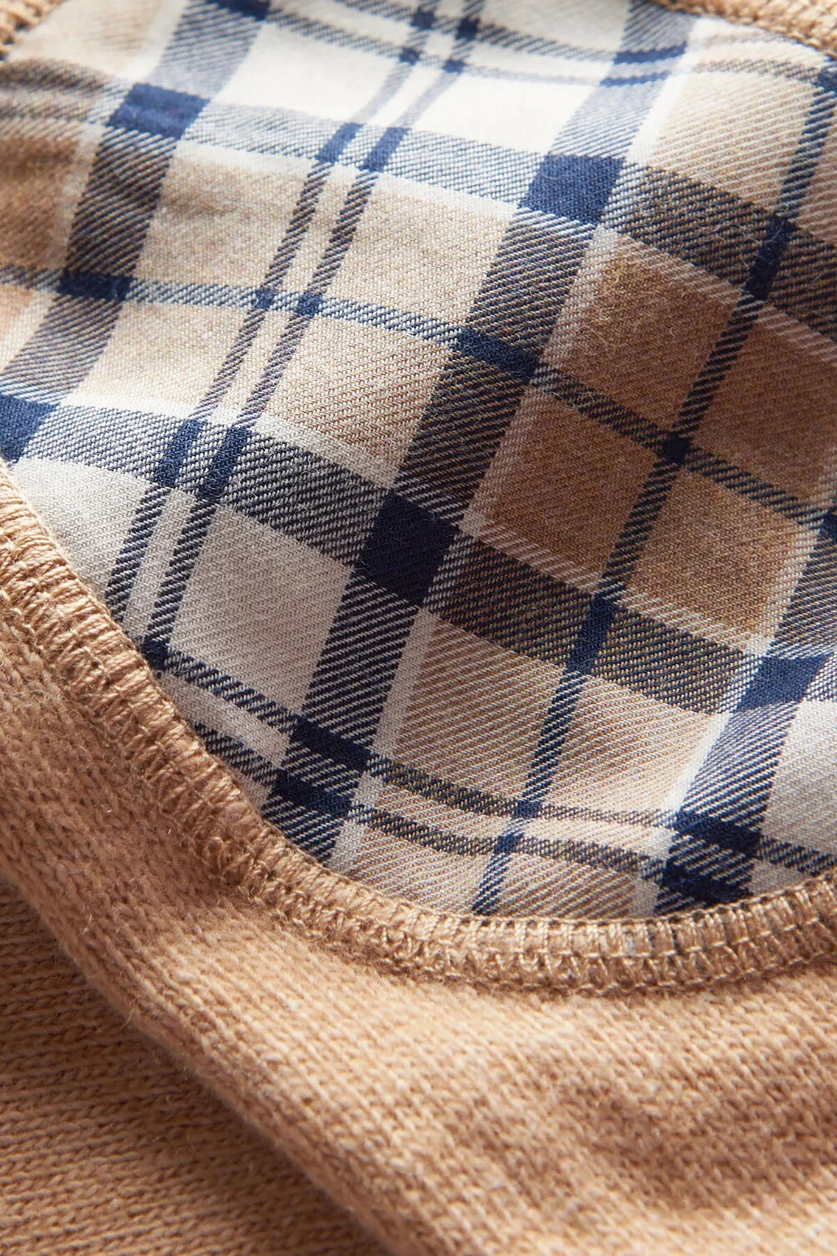 Roll Collar Sweater - CARAMEL HESSIAN TART