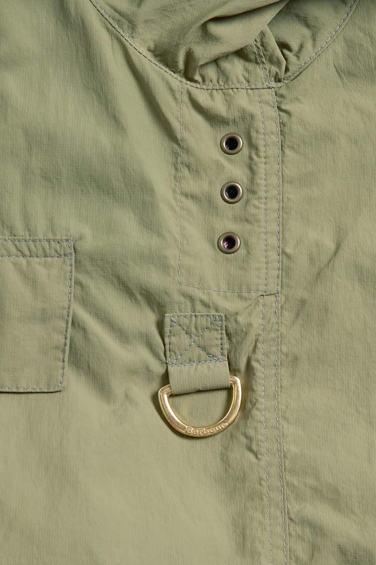 Oversized Spey Showerproof Jacket - BLEACHED OLIVE
