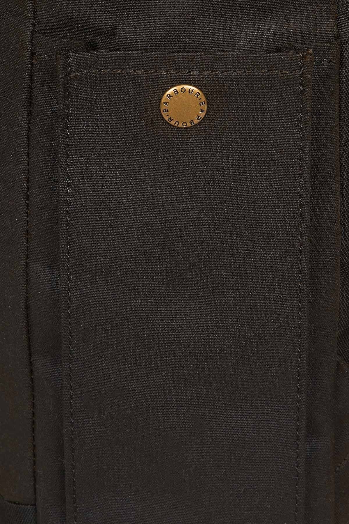 Waxed Cotton Backpack - OLIVE