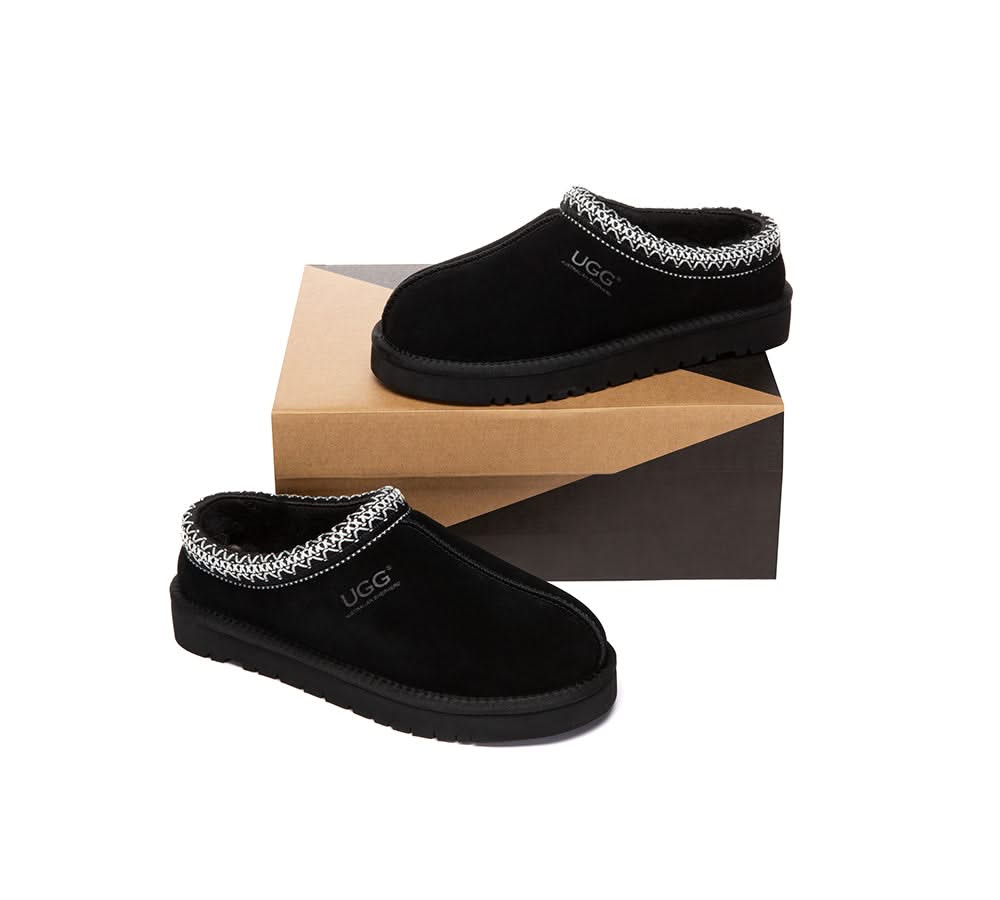 AUSTRALIAN SHEPHERD? UGG Slippers Sheepskin Wool Ankle Tazzy Tay