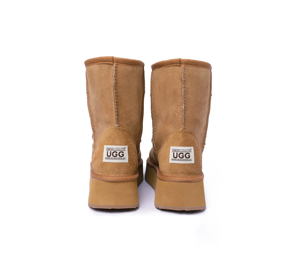 Urban UGG? UGG Boots Australian Made Sheepskin Wool Short Platform
