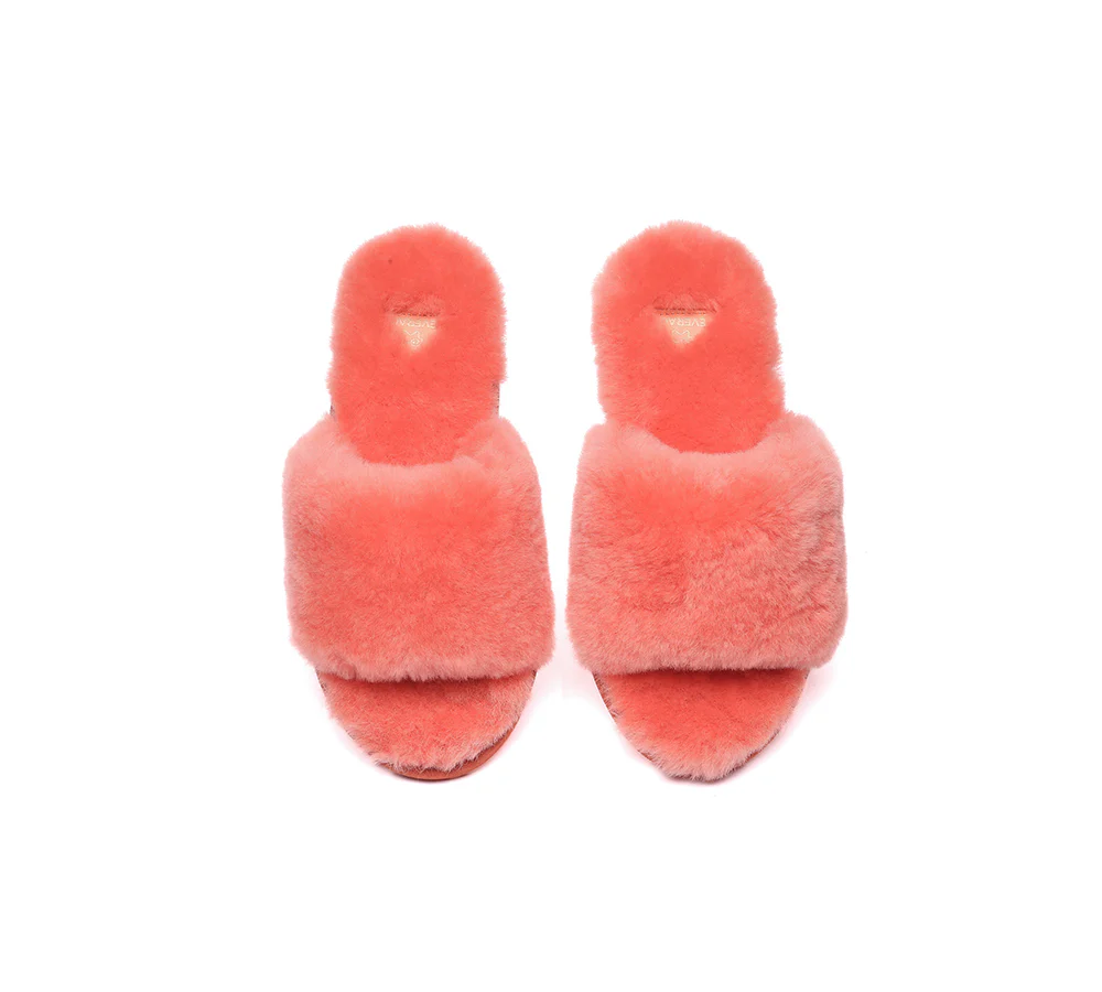 EVERAU? UGG Women Fluffy Slides Nala