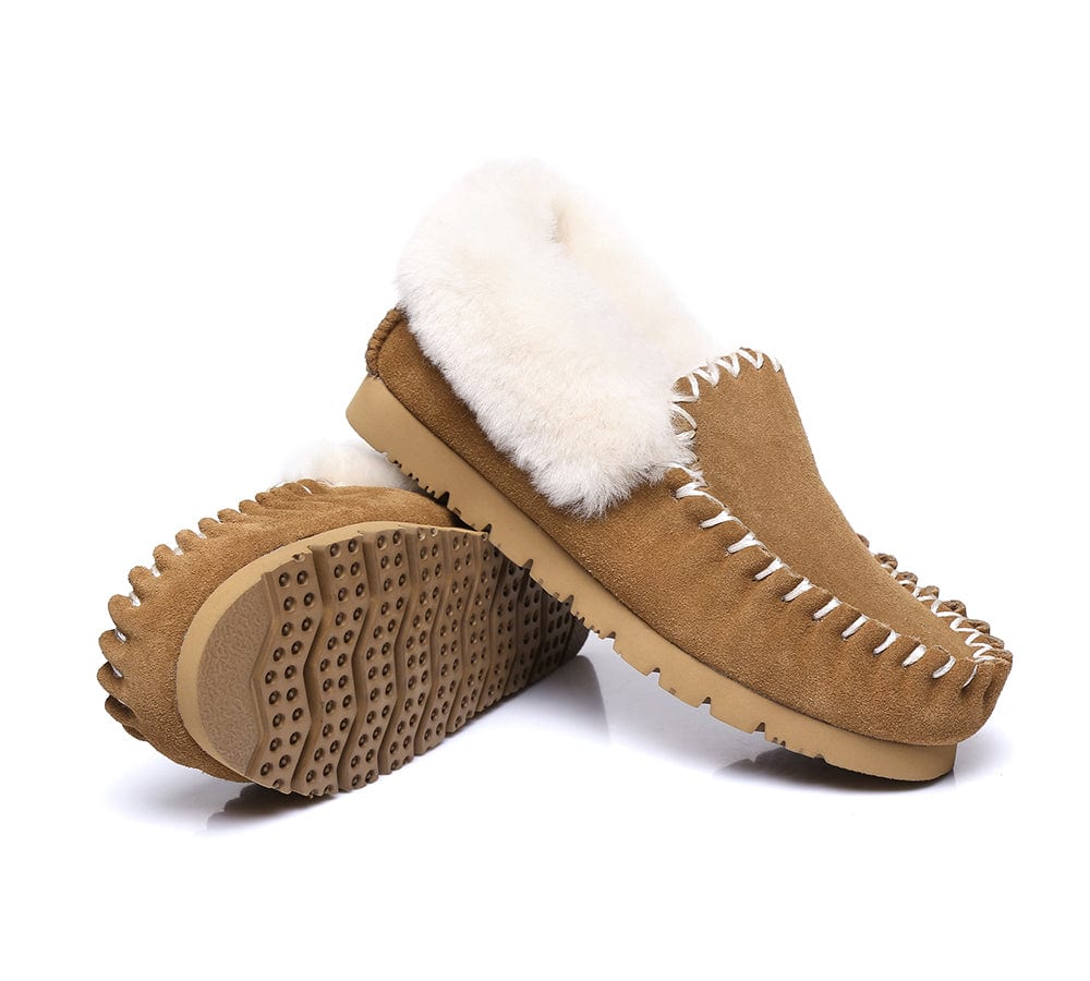 AUSTRALIAN SHEPHERD? UGG Slippers Sheepskin Wool Ankle Popo Moccasins