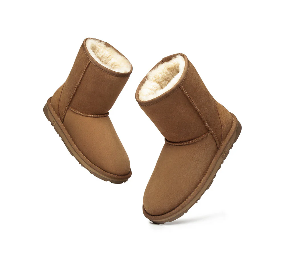 EVERAU? UGG Boots Premium Australian Sheepskin Wool Short Classic